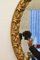 Antique Ribbon Shaped Gilded Mirrors, Set of 2 3