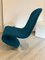 Turquoise-Blue Model 1-2-3 Lounge Chair by Verner Panton for Fritz Hansen, 1970s, Image 4