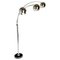 Vintage Chromed Floor Lamp with Flexible Lights Spots from Reggiani, Italy, 1960s 2