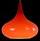 Lámpara colgante de vidrio naranja, Imagen 4