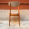 Solid Wood Chairs, 1960s, Set of 6, Image 8