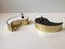 Two-Piece Brass & Enamel Ying Yang Oil Lamp from G.V. Harnisch Eftf, 1960s, Set of 2 5