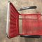 Model 411 Red Plastic & Tubular Steel Armchair from Gispen, 1930s 3