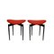Set of Mid-Century Lutrario Stools by Carlo Mollino, Italy, 1959, Image 2