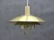 Danish Ceiling Lamp in Metal, 1970s 12
