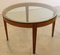Round Coffee Table with Glass Top 1