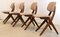Scissor Chairs by Louis Van Teeffelen for Awa Meubelfabriek, Set of 4, Image 1