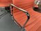 EA 108 Stühle aus Aluminium in Hopsak Orange von Charles & Ray Eames für Vitra, 4 . Set 3