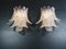 Vintage Italian Glass 6-Tier Sconces, 1980s, Set of 2, Image 13