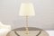 Italienische Hollywood Regency Tischlampe aus Kristallglas & Messing, 1960er 2
