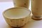 Vintage Carrara Ceramic Bowl and Vases by Wilhelm Kåge for Gustavsberg, Set of 3 3