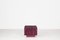 Osis Red Laquered Wooden Cube Table by LLOT LLOV 1