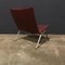 Red Leather PK22 Lounge Chair by Poul Kjaerholm for E. Kold Christensen, 1956, Image 17