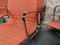 EA 108 Stühle aus Aluminium in Hopsak Orange von Charles & Ray Eames für Vitra, 4 . Set 16