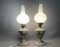 Portuguese Porcelain Hand Painted Table Lamps by Alcobaça Porcelain Factory, Set of 2 6