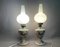 Portuguese Porcelain Hand Painted Table Lamps by Alcobaça Porcelain Factory, Set of 2, Image 6