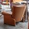 Leather Palmaria Easy Chair by Vico Magistretti for for Cassina, 1995, Image 2