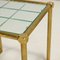 Coffee Tables in Brass and Glass, 1980s, Set of 2 6