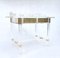 Acrylic Glass and Brass Desk by Charles Hollis Jones, 1990s 14