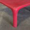 Stapelbarer Roter Demetrio 45 Tisch von Vico Magistretti für Artemide, 1964 4