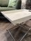 Tavolino Miami con struttura in metallo cromato e vassoio laccato bianco di Marco Zanuso Jr. per Adentro, 2016, Immagine 2
