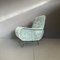 Vintage Armchair in Light Blue Velvet, 1960s 5