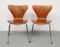 3107 Teak Chairs by Arne Jacobsen for Fritz Hansen, 1960s, Set of 2 12