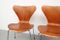 3107 Teak Chairs by Arne Jacobsen for Fritz Hansen, 1960s, Set of 2 5