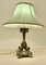 Silver Plated Table Lamp with Mythological Characters 10