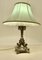 Silver Plated Table Lamp with Mythological Characters, Image 10