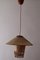 Leather Boho Pendant Lamp, 1960s, Image 7