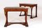 Early 19th Century Italian Walnut and Burr Yew Console Tables, Set of 2, Image 4