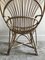 Rattan and Bamboo Lounge Chair, France, 1950s 5