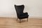 Vintage DA Armchair in Black Velvet by Ernest Race for Race Furniture, 1940s 2