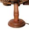 Lámpara de mesa portuguesa Mid-Century de paja y madera, años 60, Imagen 12