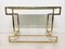 Vintage Brass & Marble Console Table 5