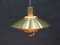 Danish Ceiling Lamp in Metal, 1970s 6