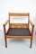 Mid-Century Teak & Leather Senator Armchairs by Ole Wanscher for France & Son / France & Daverkosen, Set of 2, Image 16