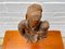 Vintage Frau und Kind Skulptur aus geschnitztem Holz 18
