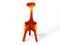 Vintage Pop-Art Floris Chair in Orange Polyester by Günter Beltzig, Germany, 1967 5