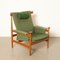Model 152 Bwana Fabric and Teak Lounge Chair by Finn Juhl for France & Søn/France & Daverkosen, 1960s 1