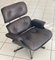 Black Lounge Chair and Ottoman in Leather by Charles & Ray Eames for Herman Miller, 1980s, Set of 2 3