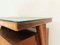 Mid-Century Glass and Wood Side Table 12