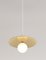 Disc & Sphere Horizontal Pendant Lamp with Metal Rod by Atelier Areti 2