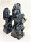 Antique Cast Iron and Bronze Lions Finials, 1890s, Set of 2 12