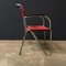 Chaise Diagonal en Corde et Tissu Rouge par Willem Hendrik Gispen pour Gispen, 1930s 13