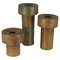 Tall Cylinder Vases in Earth Tones, Set of 3, Image 1