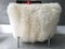 Sheepskin Fluffy Calin Lounge Chair by Pascal Mourgue for Cinna, 1980s 5