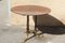 Round Mid-Century Italian Rosewood & Brass Dining Table, Image 1