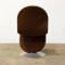 1-2-3 Series Brown Fabric Dining Chair by Verner Panton, 1973 7